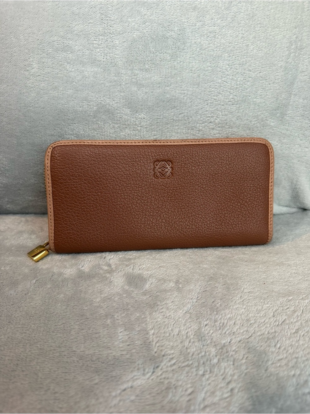 Loewe Zip Around Long Wallet | Brown & Tan Leather | Made in Spain
